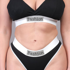 Brachy Women Padded Non Wired Lingerie Bra & Briefs Set
