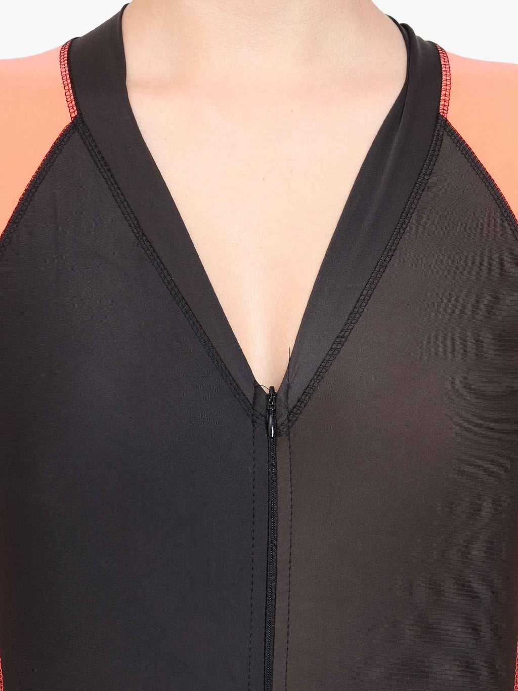 Women Round-Neck Leg Suit