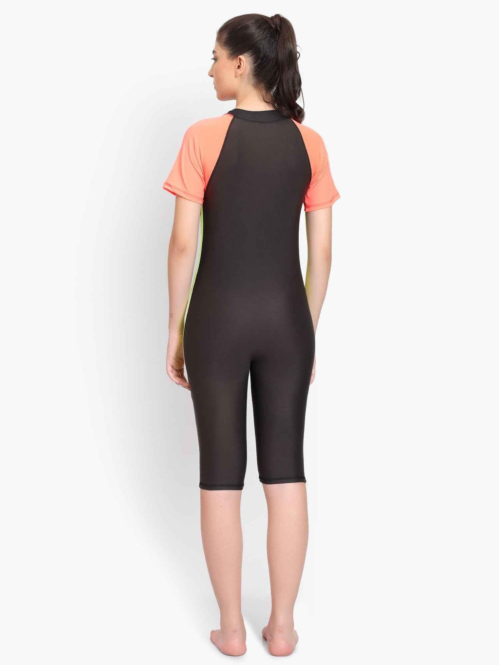 Women Round-Neck Leg Suit