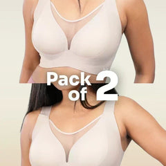 Beige Minimiser Bra - 2 Pack