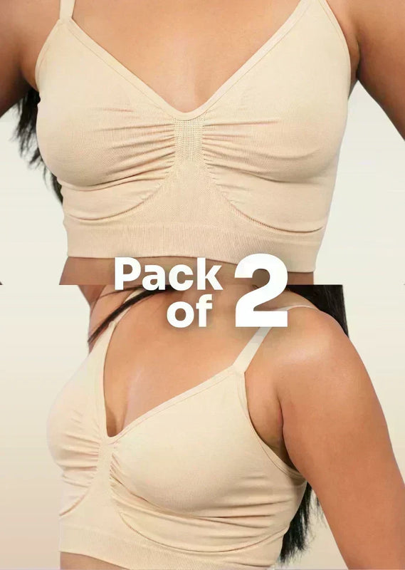 Beige Shaper Bra - 2 Pack