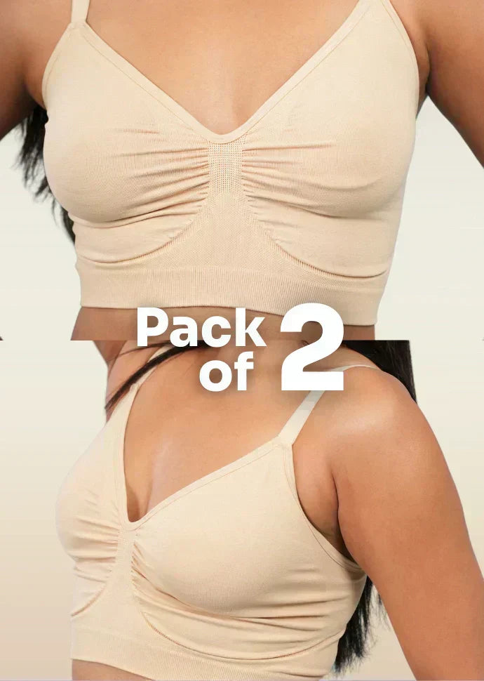 Beige Shaper Bra - 2 Pack