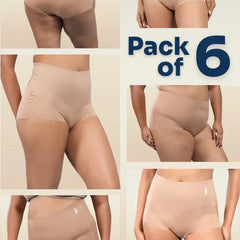 6 Pack - Beige Contour All Day Shaper