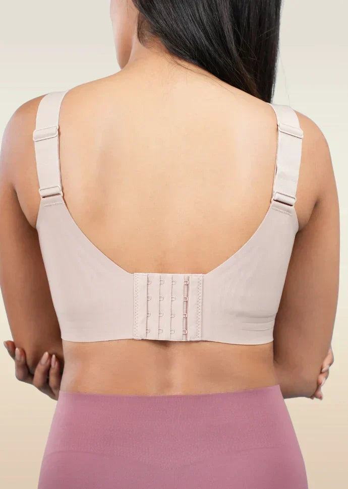 Set - Beige Minimiser Bra and Pink Shaper Underwear