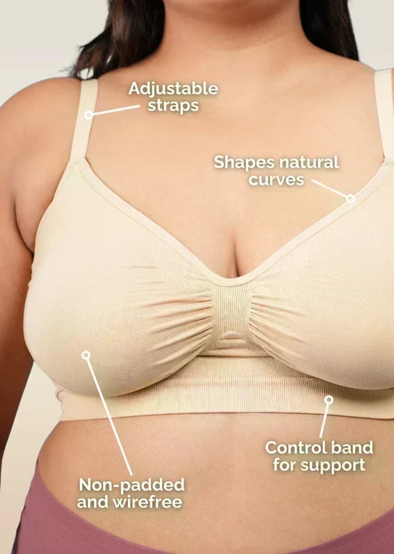 Beige Set - Shaper Bra and Shaper Underwear