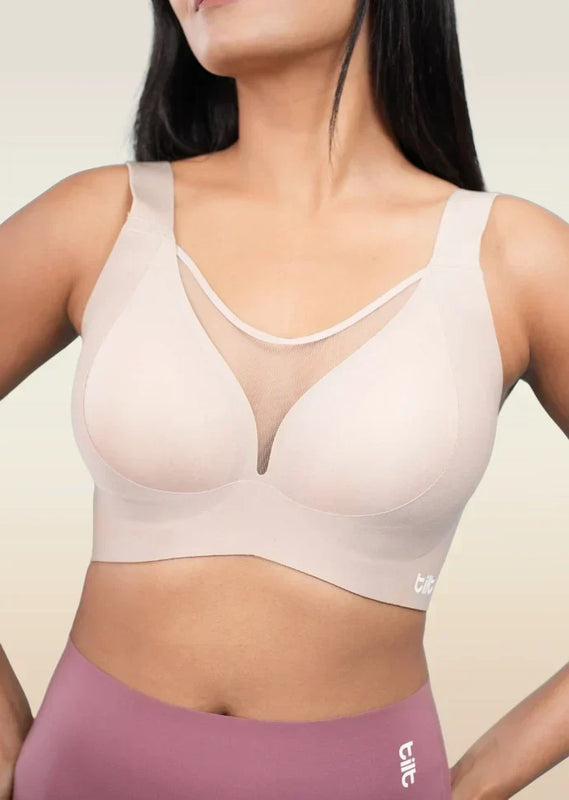 Beige Minimiser Bra