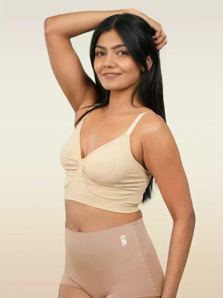 Beige Set - Shaper Bra and Shaper Underwear