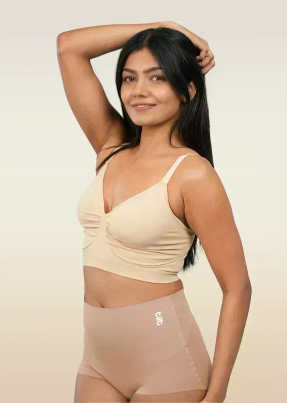 Beige Set - Shaper Bra and Shaper Underwear