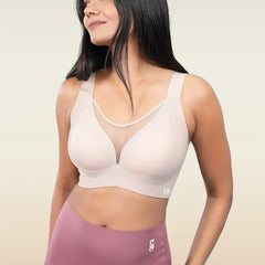 Set - Beige Minimiser Bra and Pink Shaper Underwear
