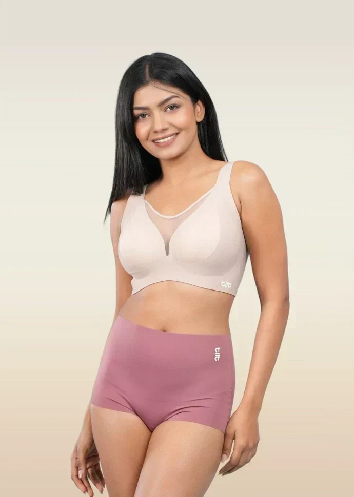 Beige Minimiser Bra - 3 Pack