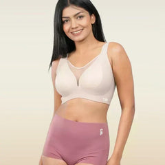Beige Minimiser Bra - 2 Pack