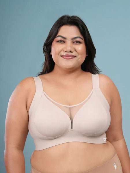 Beige Minimiser Bra - 2 Pack
