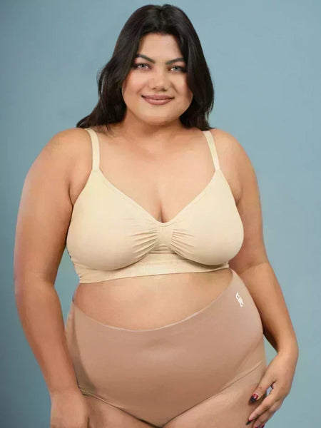 Beige Set - Shaper Bra and Shaper Underwear