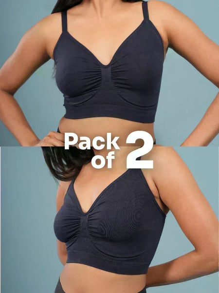 Black Shaper Bra - 2 Pack