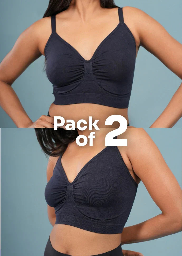 Black Shaper Bra - 2 Pack
