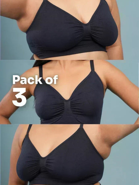 Black Shaper Bra - 3 Pack