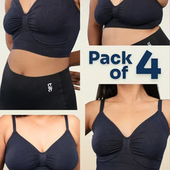 Black Shaper Bra - 4 Pack