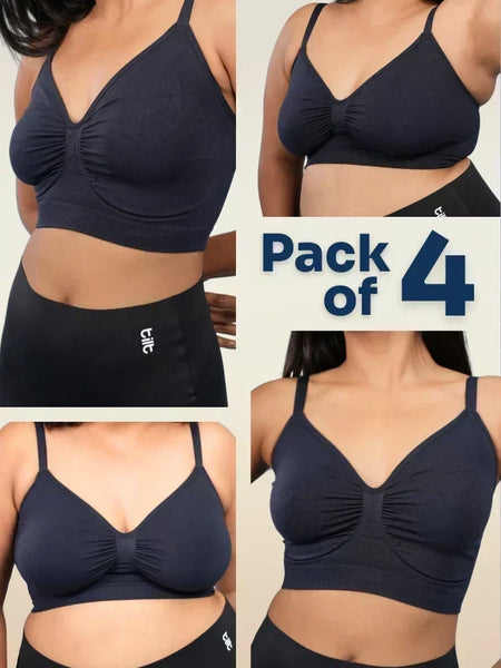 Black Shaper Bra - 4 Pack