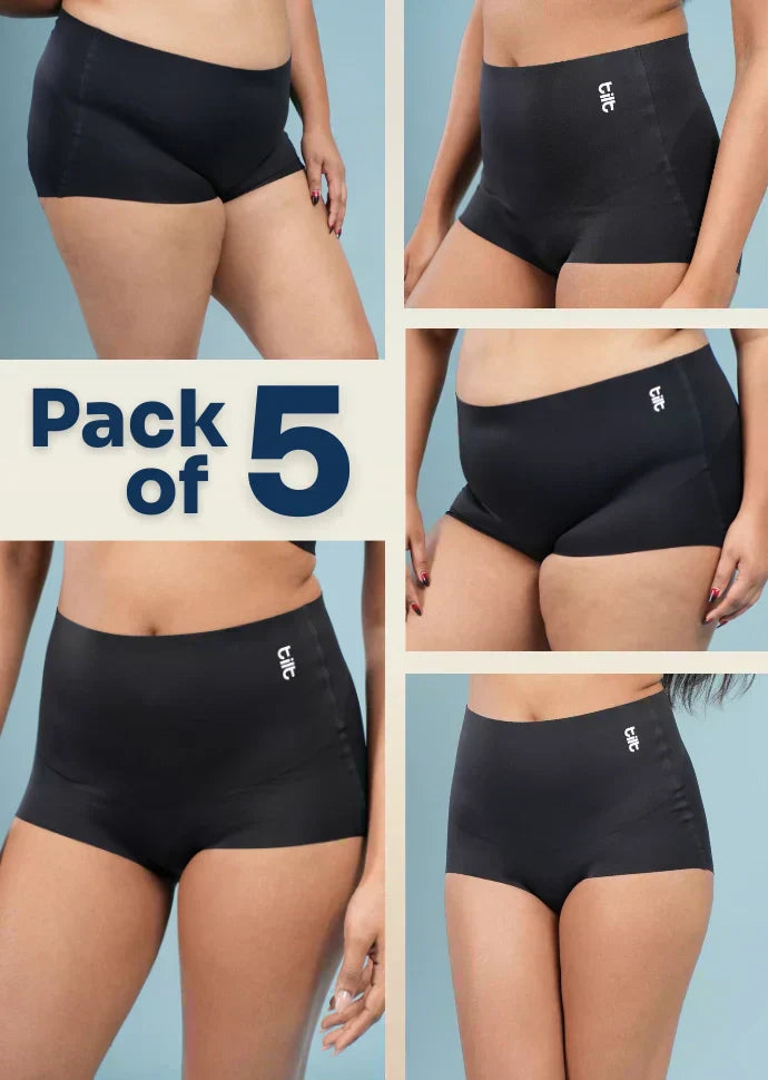 5 Pack - Black Contour All Day Shaper