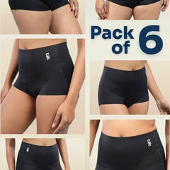 6 Pack - Black Contour All Day Shaper