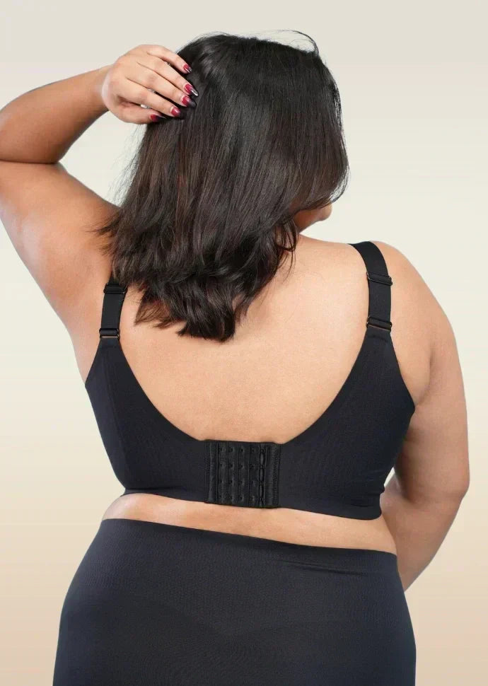 Black Minimiser Bra - 2 Pack