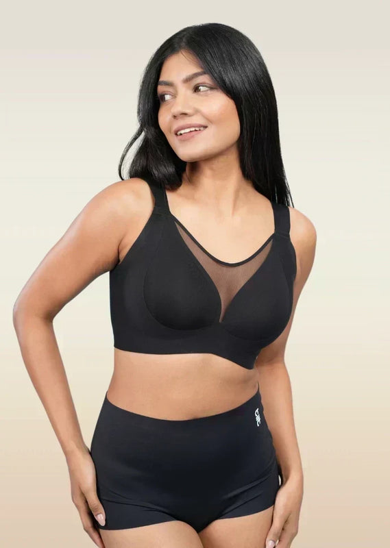 Set - Black Minimiser Bra and Black Shaper Underwear