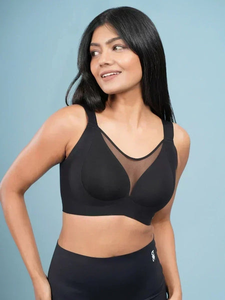 Black Minimiser Bra - 2 Pack