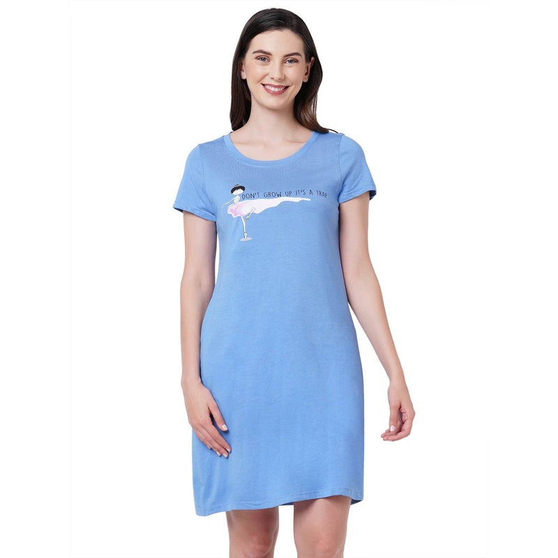 SOIE Woman - Super Soft Cotton Modal Sleep Shirt - -for Women