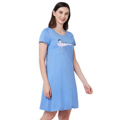 SOIE Woman - Super Soft Cotton Modal Sleep Shirt - -for Women