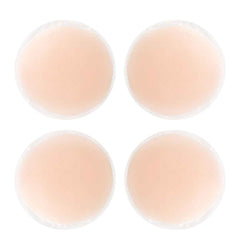 Brachy Women 4-Pcs Reusable Nipple Cover Stick-On Bra