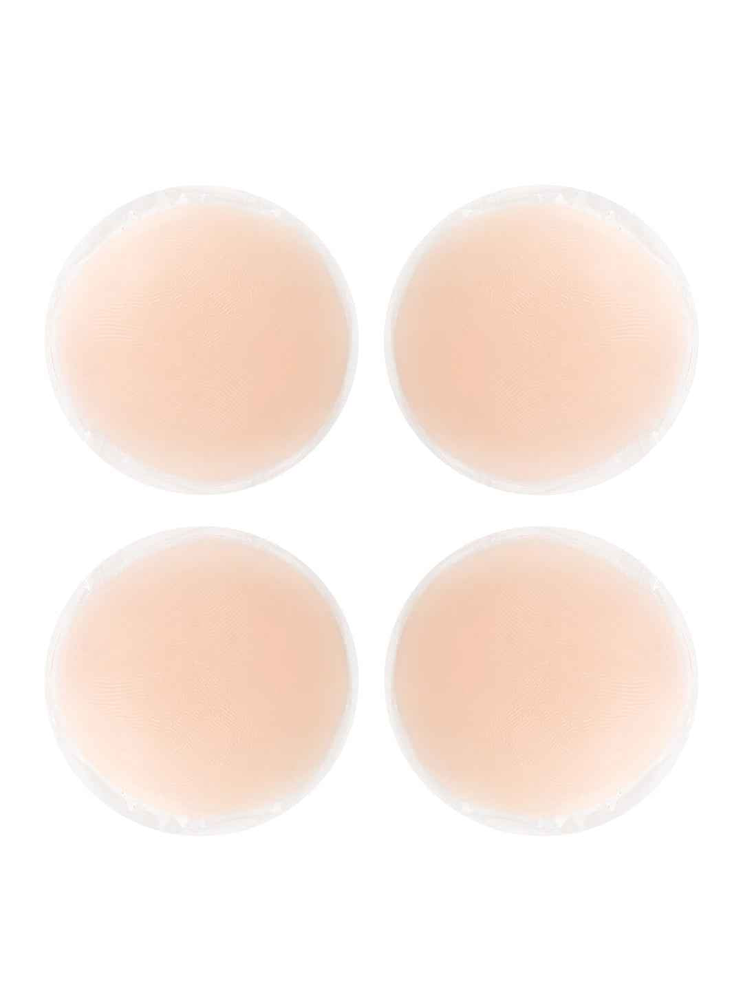 Brachy Women 4-Pcs Reusable Nipple Cover Stick-On Bra