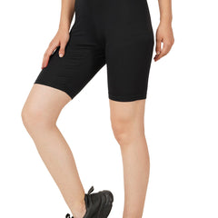 Bamboo Fabric Cycling Shorts – Soft, Breathable, Moisture-Wicking, and Eco-Friendly for Ultimate Comfort and Performance on Every Ride | Black