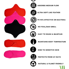 Bamboo Fabric Leak Proof Period Panty 3 Layers Not for heavy Flow | Pack of 1