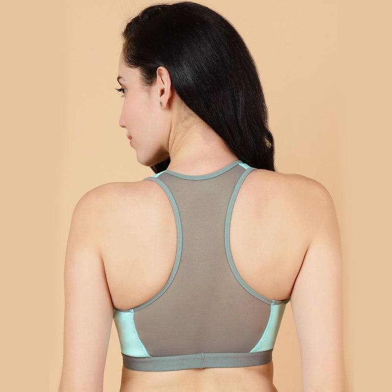 Seamless Padded Racerback Sports Bra