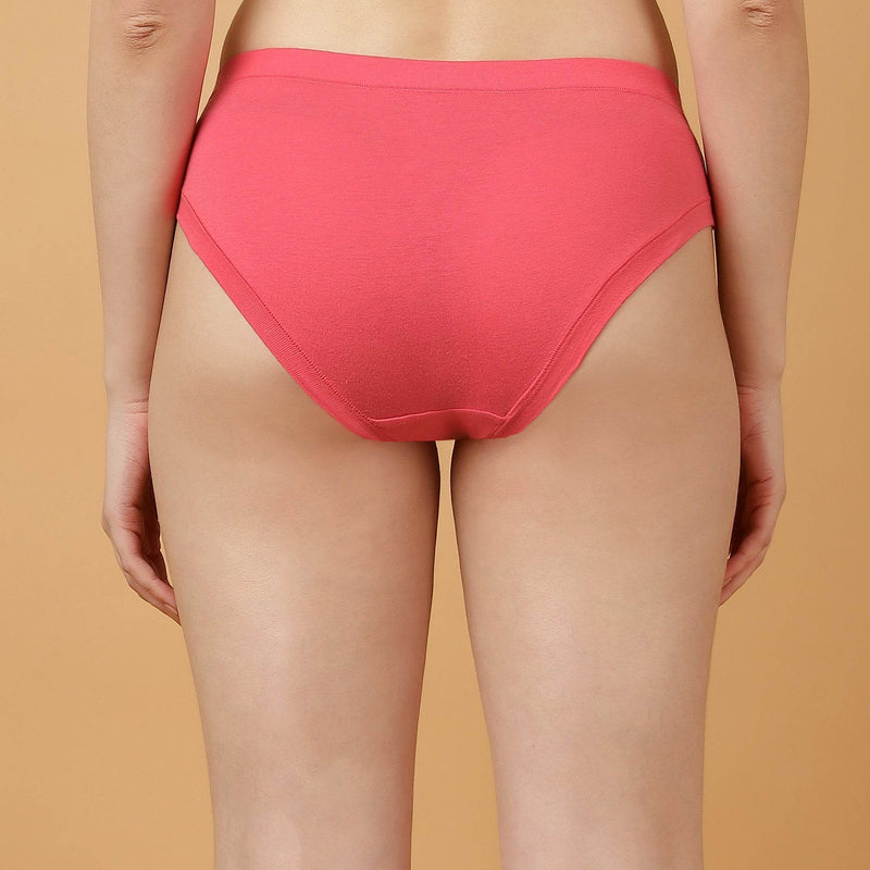 SOIE Woman - Mid Rise Stretch Cotton Seamless Full Coverage Shorty Panty (Pack of 2) - Panty -for Women