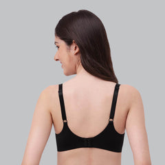 SOIE Woman - Full Coverage Padded Non Wired Ultrasoft Seamless Bra - Bra -for Women