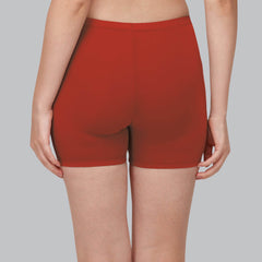 SOIE Woman - Solid Polyamide Spandex Mid Thigh Length Cycling Shorts - Cycling Shorts -for Women