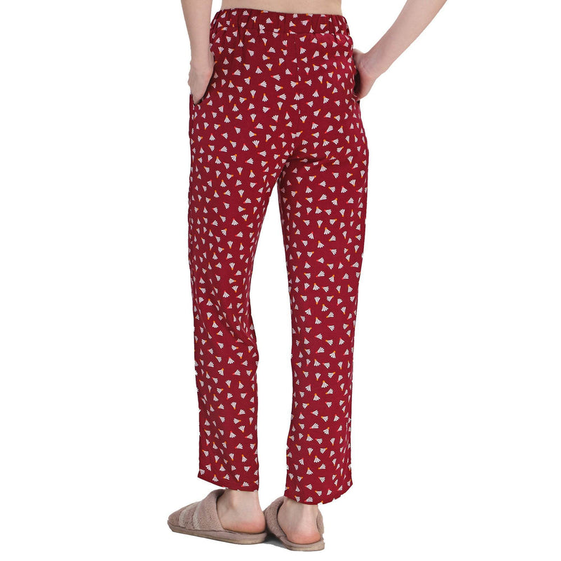 SOIE Woman - Supersoft Rayon Printed Pyjamas with Pockets - -for Women