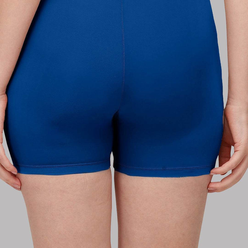 SOIE Woman - Solid Polyamide Spandex Mid Thigh Length Cycling Shorts - Cycling Shorts -for Women