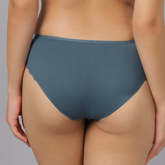 SOIE Woman - Mid Rise Full Coverage Lace Brief - Panty -for Women