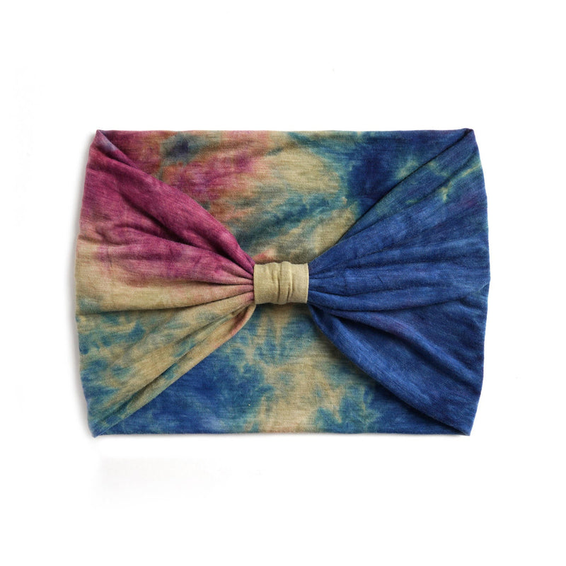 Tie Dye Hair Band : Boho Chic Shade