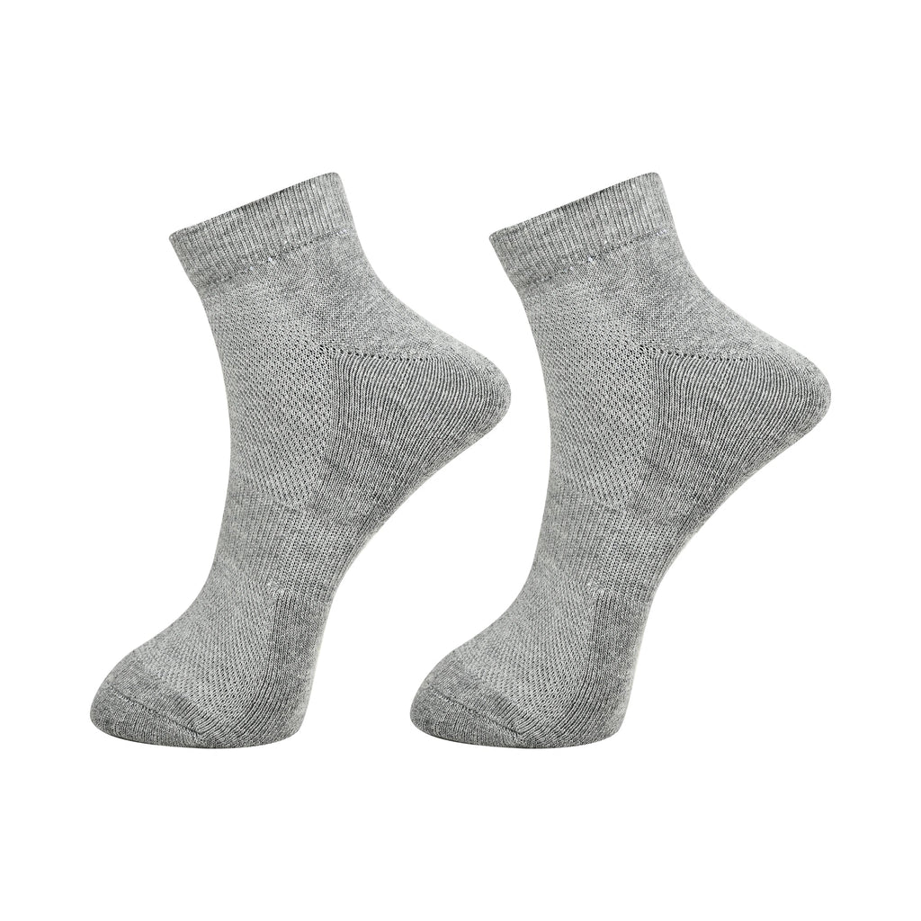 Bamboo Ankle Socks – The Perfect Blend of Comfort, Breathability & Sustainability | Gray | Pack Of 2