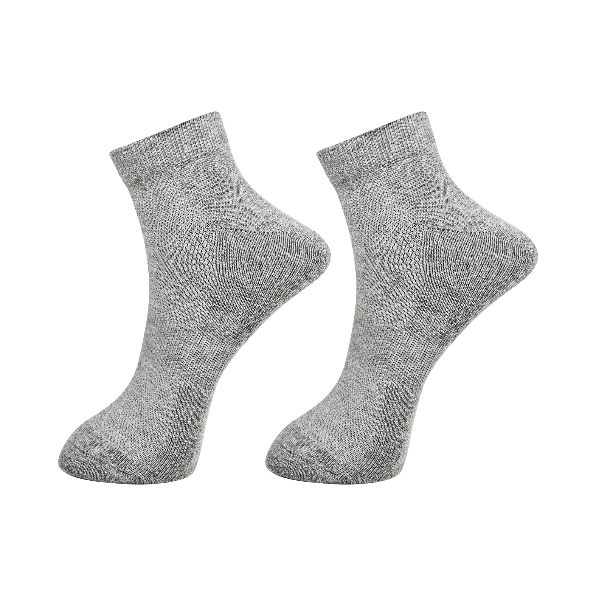 Bamboo Ankle Socks – The Perfect Blend of Comfort, Breathability & Sustainability | Gray | Pack Of 2