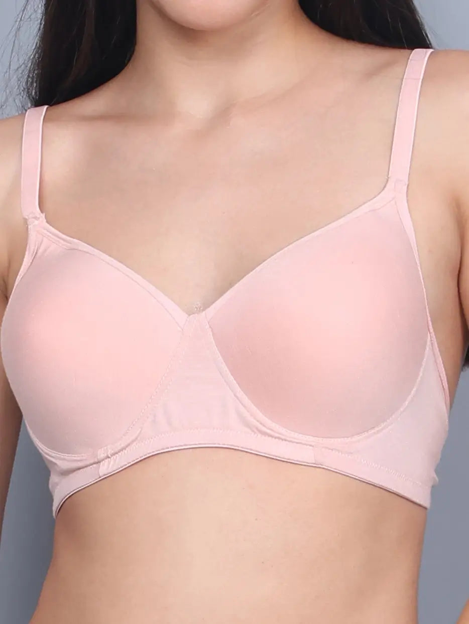 Full Coverage Bamboo Padded T-Shirt Bra – Soft, Supportive & Eco-Friendly