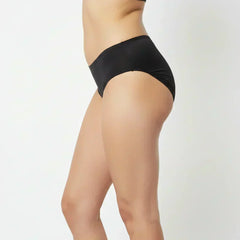 Bamboo Fabric Low Waist Underwear | Peach and Black |  Pack of 2