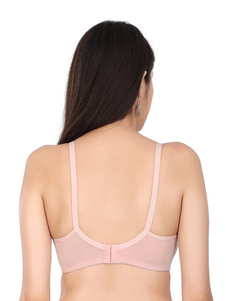 Bamboo Fabric Nursing Bra Maternity Bra For Breast feeding Women | Peach