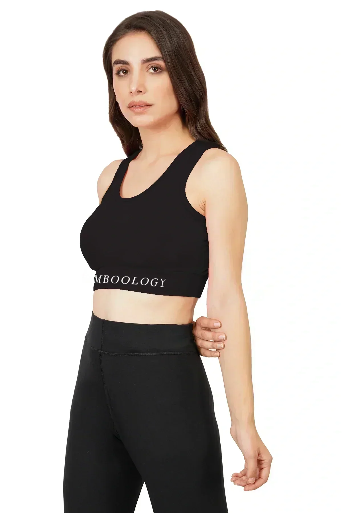 Bamboo Fabric Sports Bra | Non Padded, Non Wired, Seamless and Full Coverage | Bold