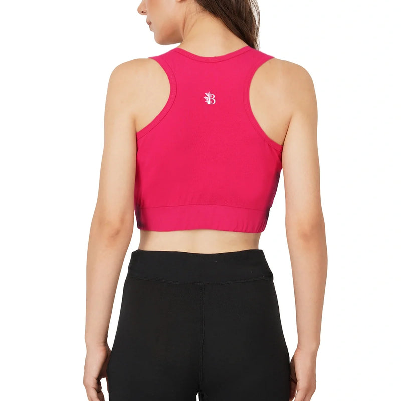 Bamboo Fabric Sports Bra | Non Padded, Non Wired, Seamless and Full Coverage | Clean