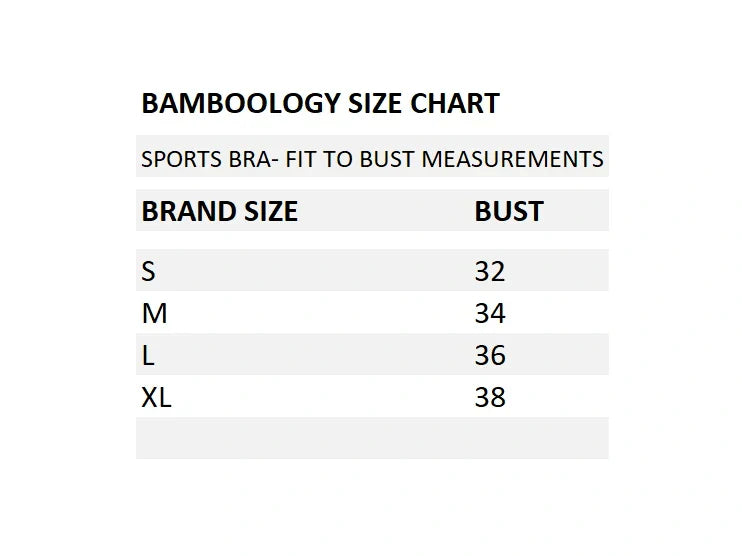 Bamboo Fabric Sports Bra | Non Padded, Non Wired, Seamless and Full Coverage | Clean