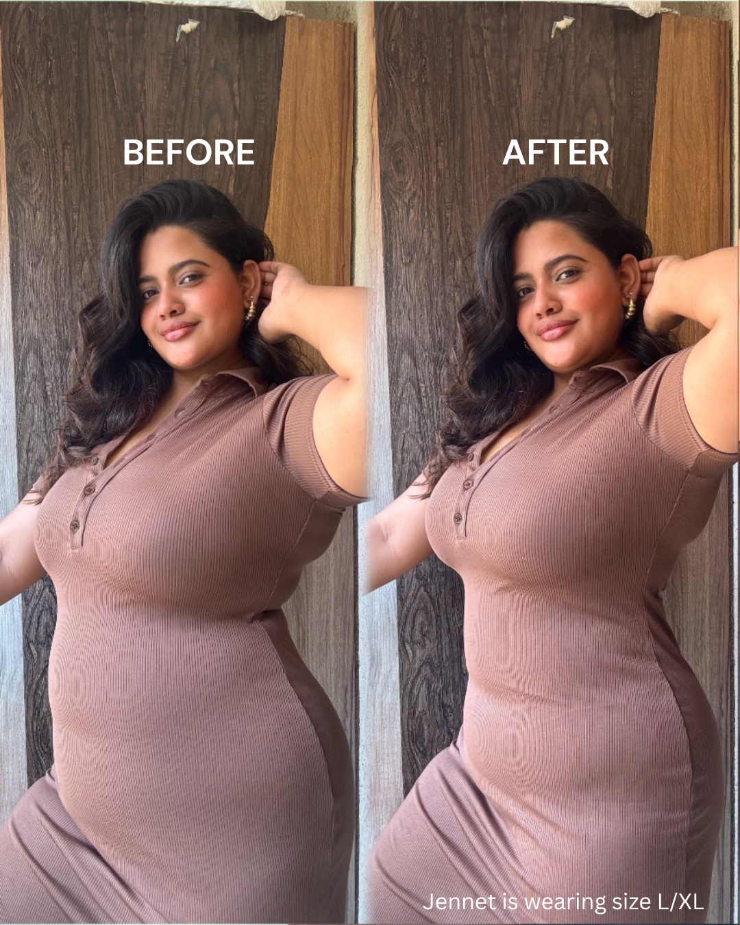 Butt Lifting Mid Thigh Bodysuit